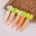 Plushie Carrot Plushies- Set of Five - Festive Spring Decor, 6" | 16 cm — image 1
