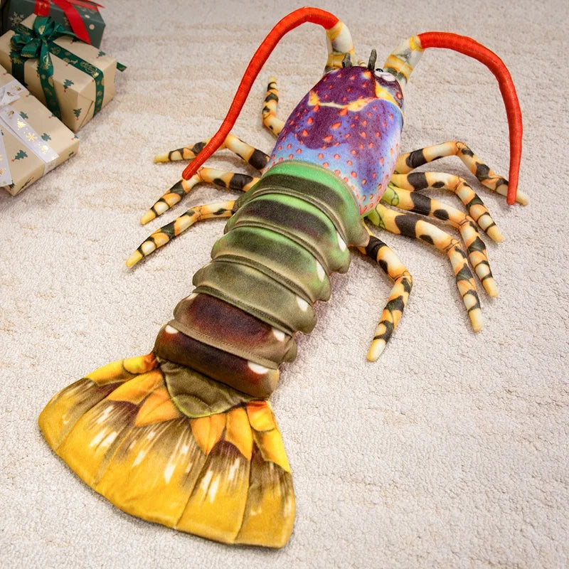 Lifelike Lobster Plush Pillow - Realistic Stuffed Lobster Throw Pillow, 22-31" | 55-78 cm — image 3