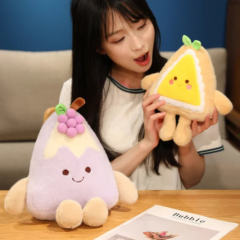 Strawberry Cake Plush Toy | Cute Dessert Stuffed Animal — image 3