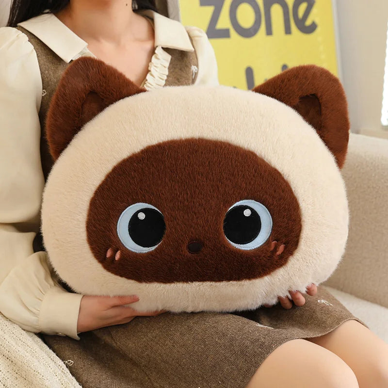Kawaii Fluffy Cat Plush Pillows — image 17