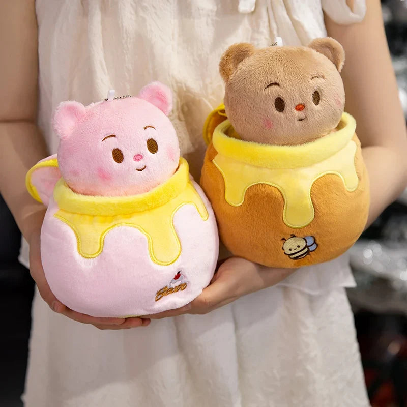 Honey Jar Bear Plush Doll | Stuffed Bear in Honey Pot, 7\ | 18 cm" — image 2