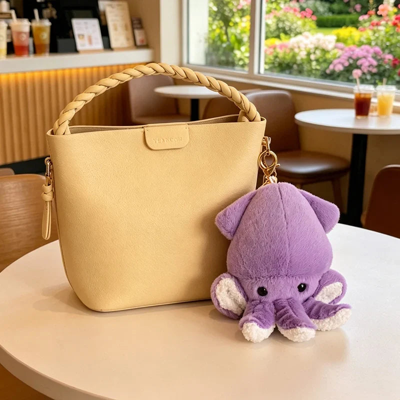 Mini Squid Plush Keychain | Aquatic Bag Charm — image 4