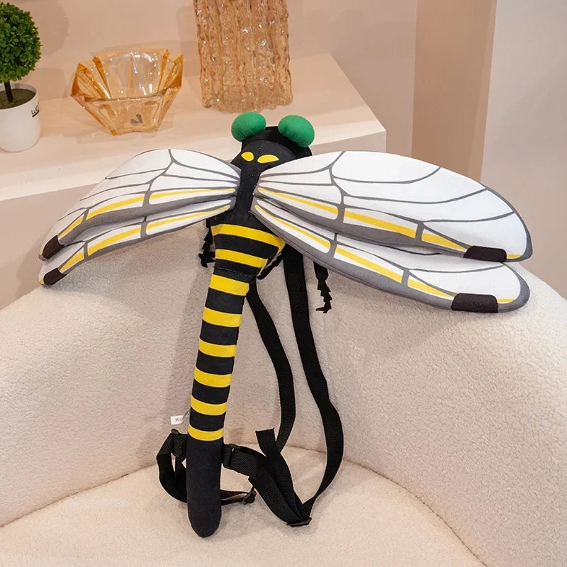 Praying Mantis and Mystic Dragonfly Plush Backpack — image 5