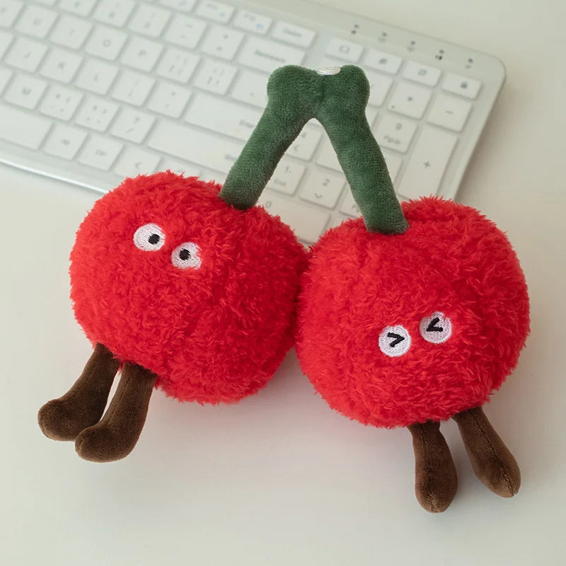 Cherry Plush Toy - Soft Fruit Pillow, 5-22" | 12-55 cm — image 9