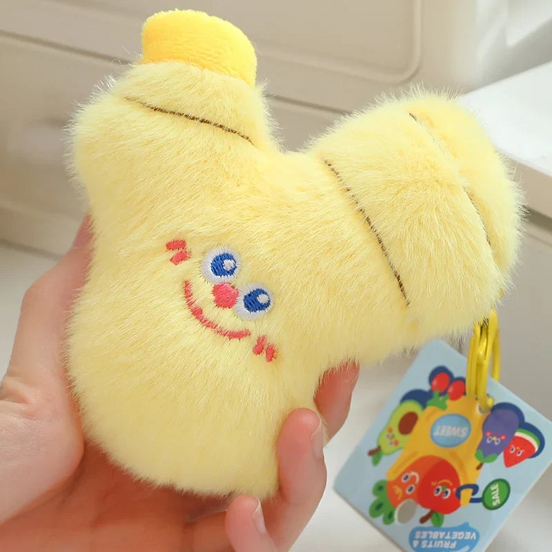 Simulation Fruits & Vegetables Plush Pendant Set | 18 Styles, 9 cm Each — image 11