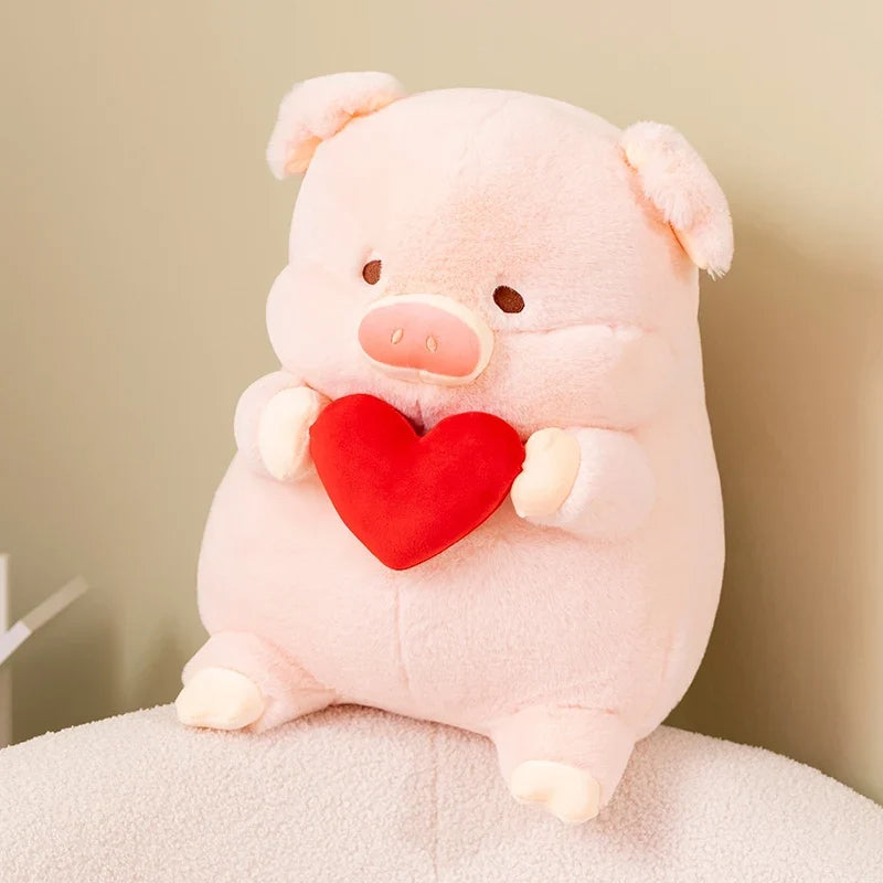 Pig Plushie Holding a Valentine's Heart, 8-12" | 20-30 cm — image 5