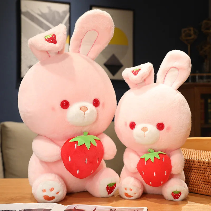 Strawberry Bunny Plushie, 11-16" | 27-40 cm — image 2