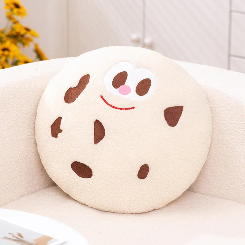 Cookie Plush Pillow & Coin Purse | Soft Biscuit Decor, 4–16" | 11–40 cm — image 9