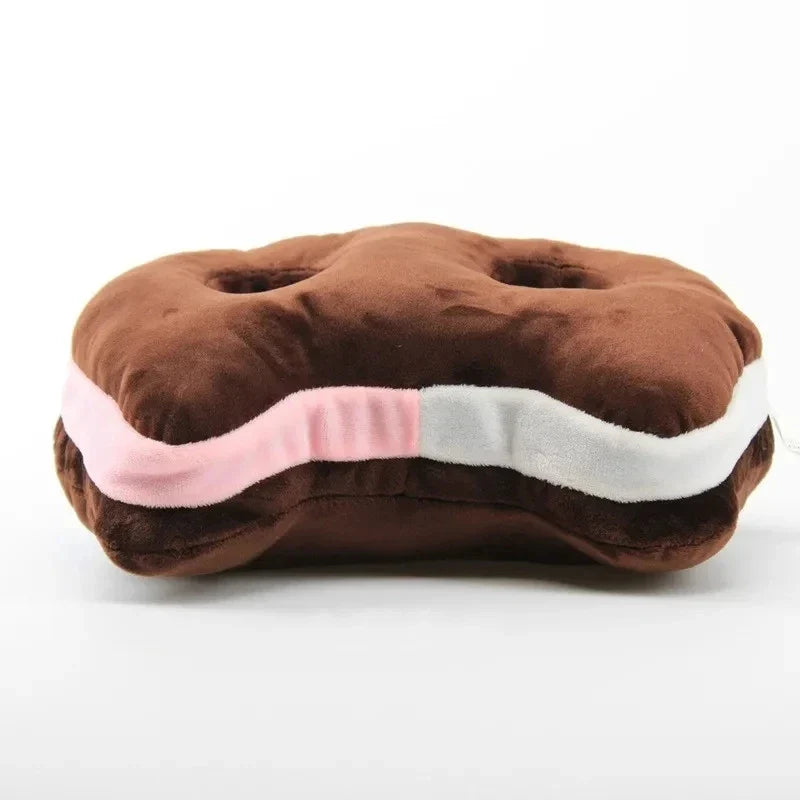 Cat Ice Cream Sandwich Plushie Seat Cushion, 9" | 25 cm — image 3