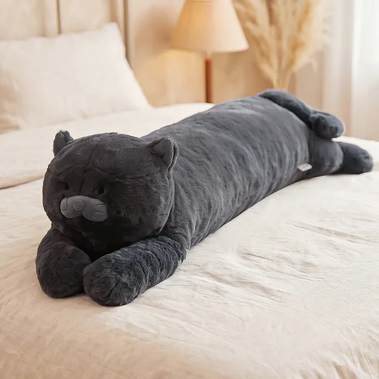 Shadow the Long Snuggly Black Cat Plushie — image 1