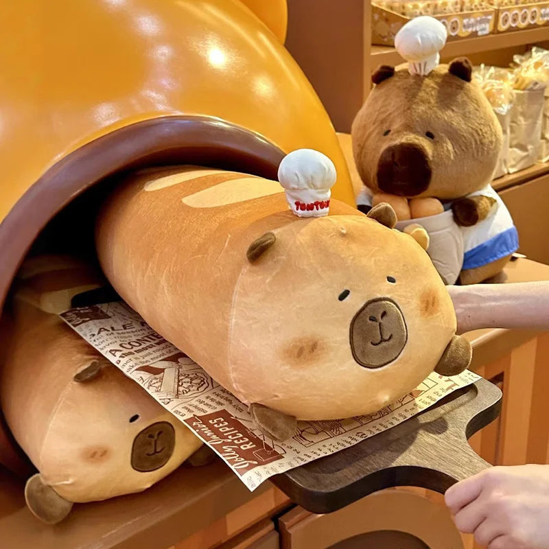 Jumbo Capybara Bread Plushie, 22-37" | 55-95 cm — image 1