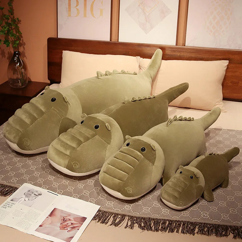 Jumbo Swirly Crocodile Plushie, 24-47" | 60-120 cm — image 1