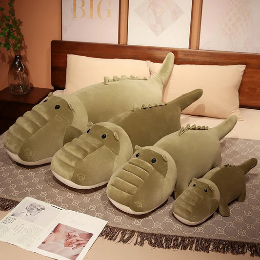 Jumbo Swirly Crocodile Plushie, 24-47" | 60-120 cm — image 1