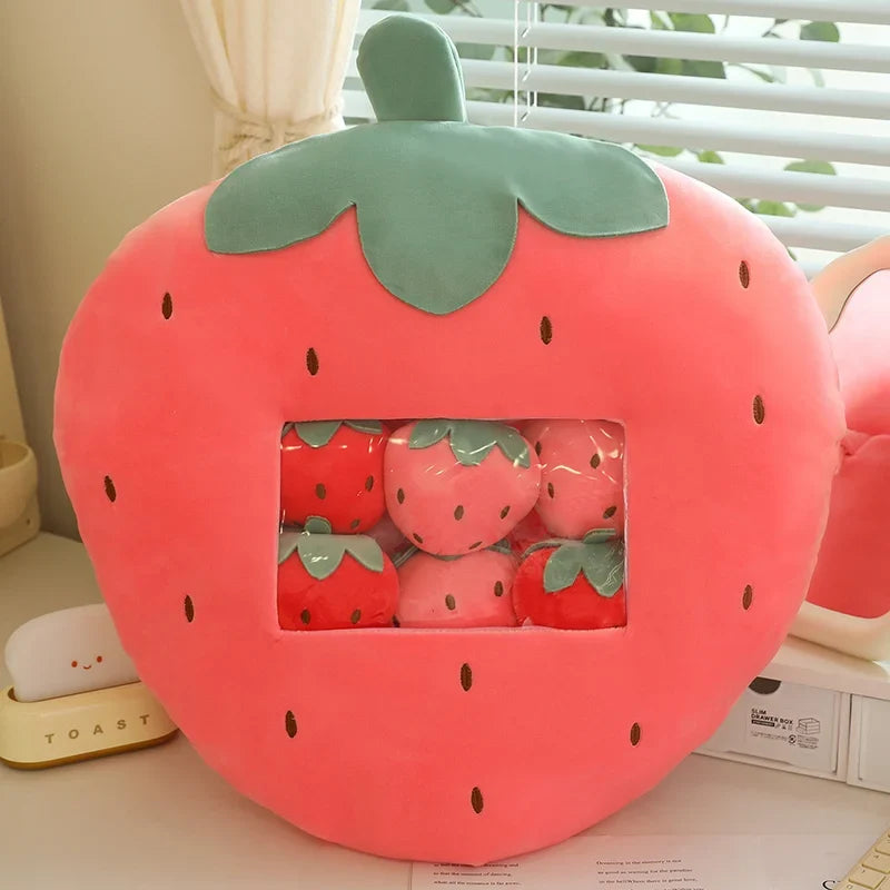 Plushie Food Bag with Eight Mini Plush Dolls: Four Food Choices — image 3