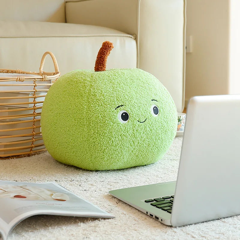 Apple Plush Stuffed Toy - Big Soft Fruit Cushion, 10-18" | 25-45 cm — image 6