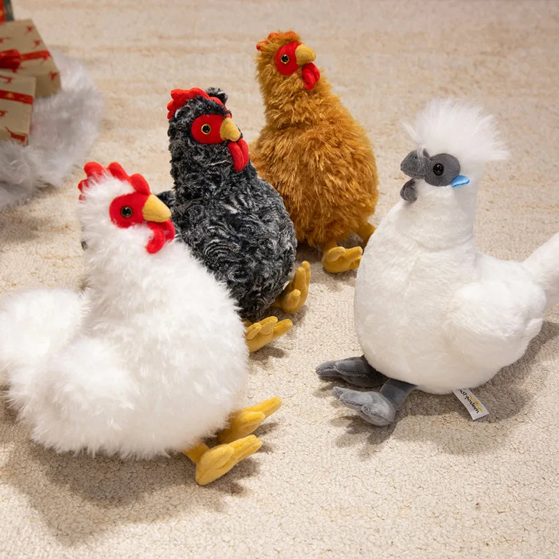 Realistic Chicken & Poultry Plush Collection – Hen, Silkie, Turkey & More — image 5