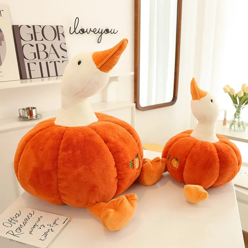 Goose Plushie Inside a Pumpkin, 14-30" | 35-75cm — image 2
