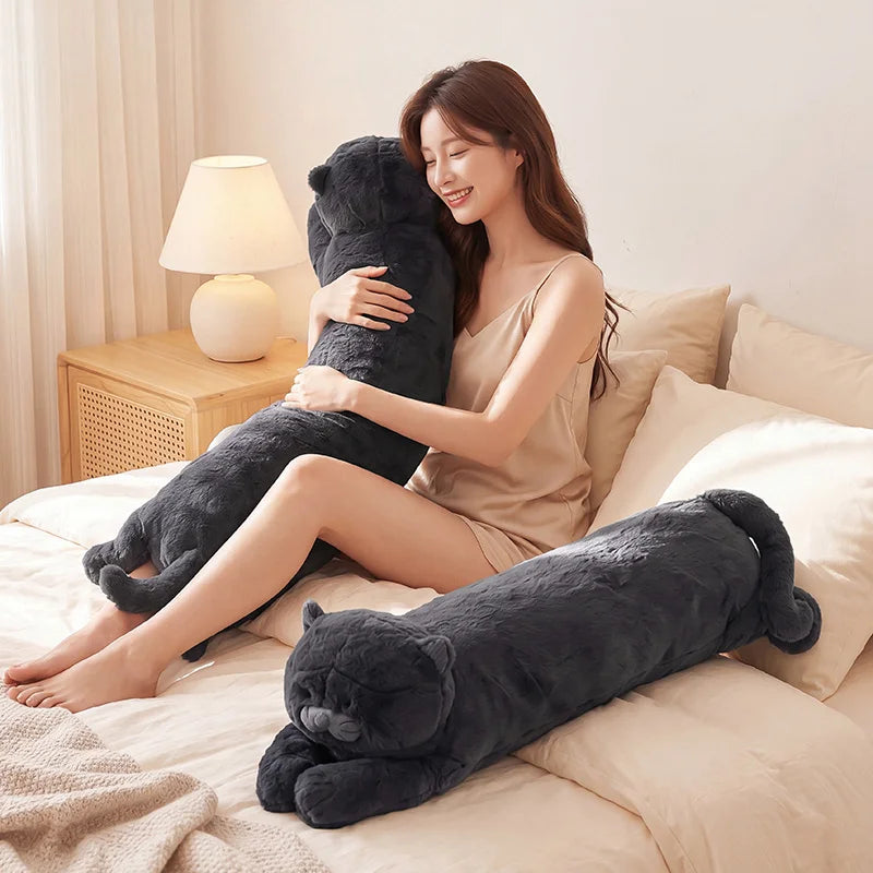 Shadow the Long Snuggly Black Cat Plushie — image 11