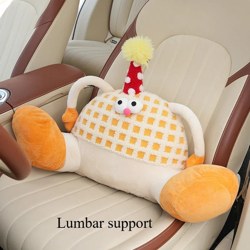Birthday Waffle Cushion Plushie for Head/Lumbar Support, 14-20" | 35-50 cm — image 12