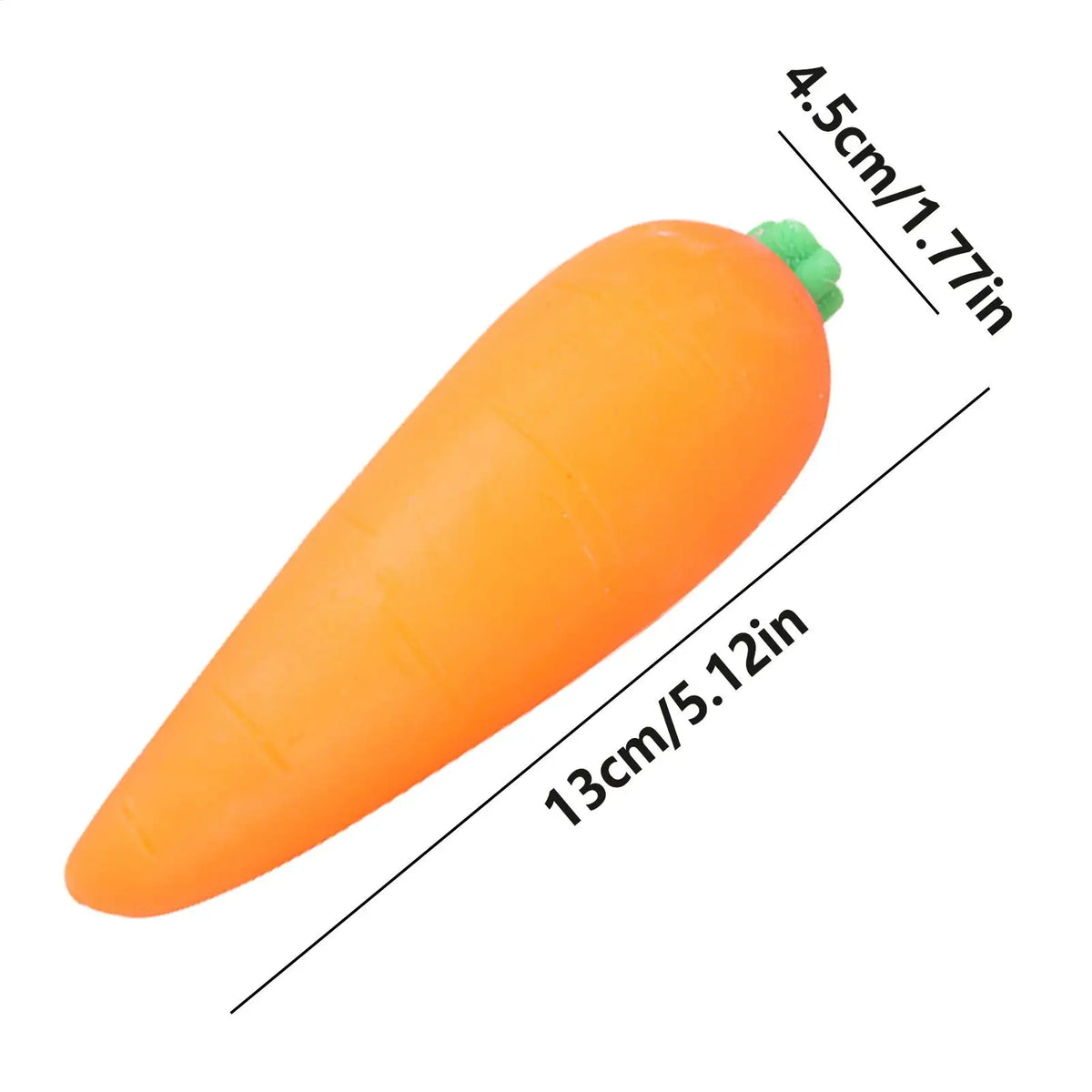 Carrot Fast Rebound Squishy Squeeze Toy – product image 3