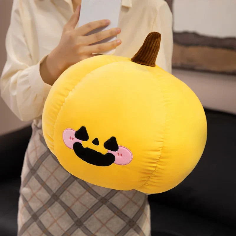 Halloween Ghost Pumpkin Plush Pillow - Soft Spooky Back Cushion, 13" | 32 cm — image 6