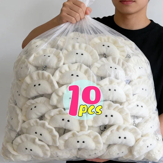 Dumpling Plush Keychain - Mini Soft Food Charm — image 1