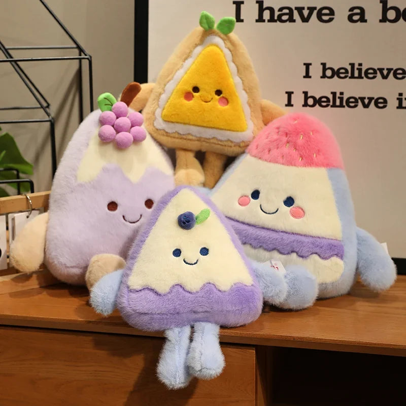 Strawberry Cake Plush Toy | Cute Dessert Stuffed Animal — image 1