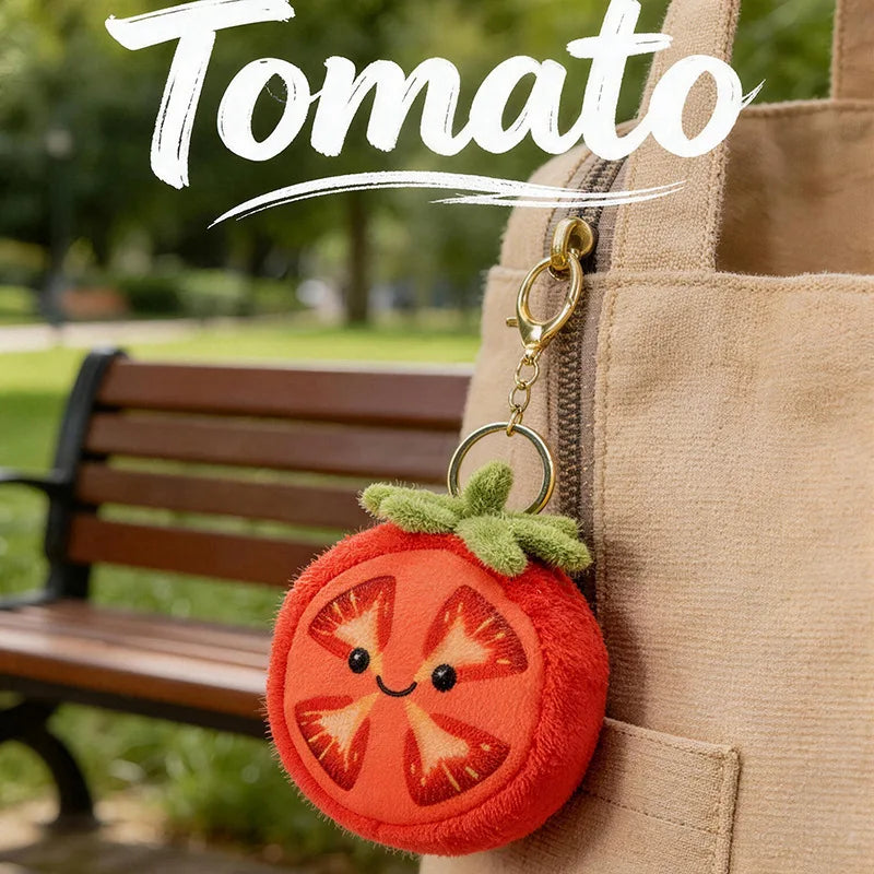 Tomato Plush Pendant, 10 cm — image 1