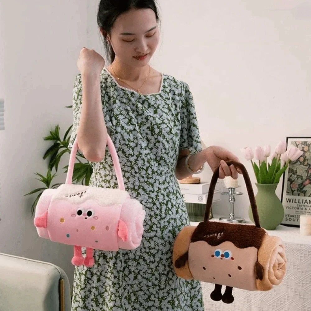 Dessert Roll Plush Blanket - 2-in-1 Cozy Throw & Plush Toy, 31-39" | 80-100 cm — image 2
