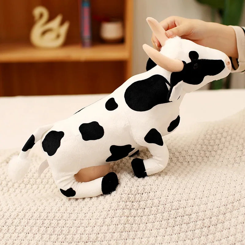 Standing Cow Plush | Poseable Farm Animal Doll, 15" | 38 cm — image 4