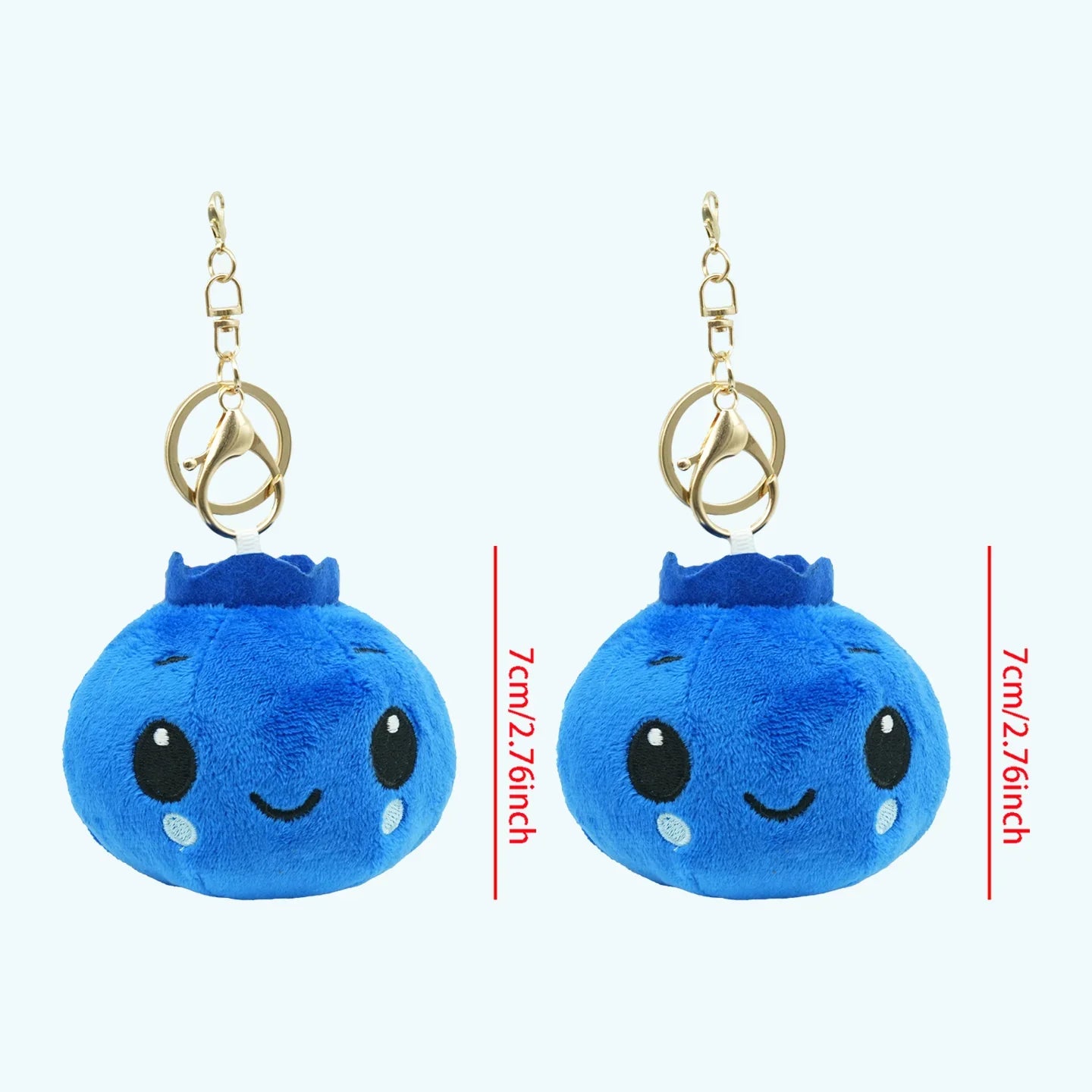 Blueberry Plush Toy - Soft Round Fruit Doll, 3-9" | 7-22 cm — image 8