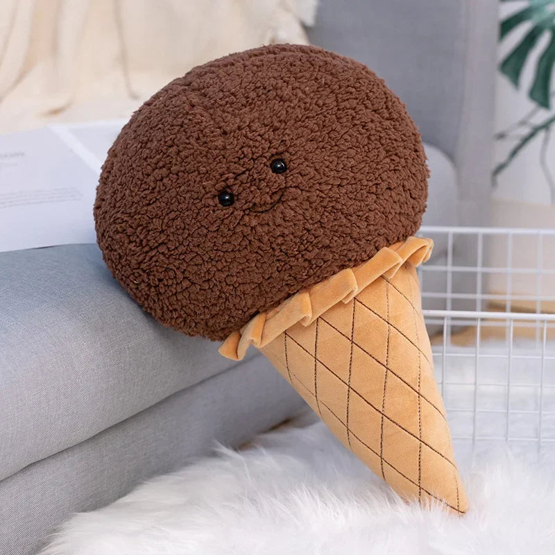 Ice Cream Plush Toy - Soft Stuffed Cone Pillow, 6-18" | 16-46 cm — image 13