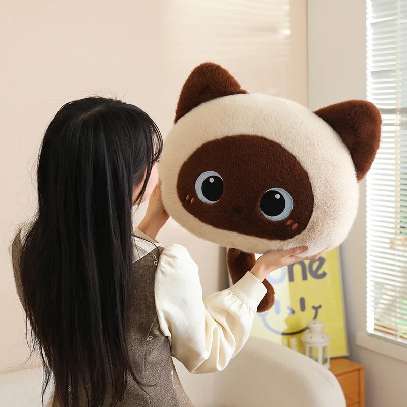 Kawaii Fluffy Cat Plush Pillows — image 9