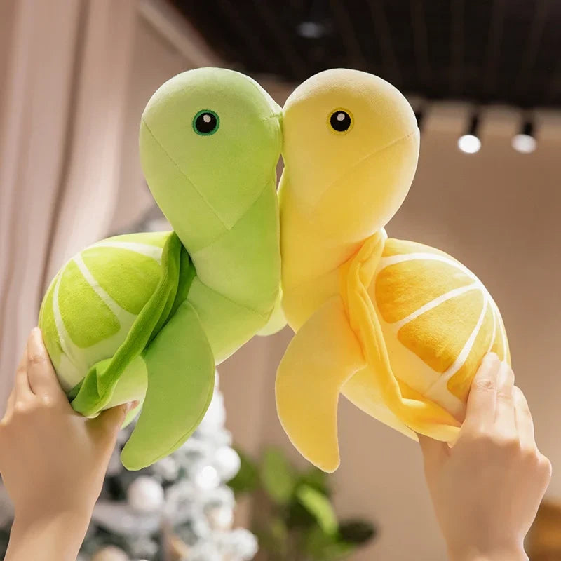 Citrus Turtle Plush Toy - Soft Lemon & Lime Animal Doll, 10-14" | 25-35 cm — image 4