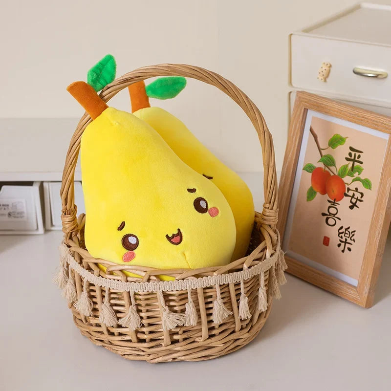 Pear Plush Toy - Soft Stuffed Fruit Doll, 10-18" | 25-45 cm — image 3