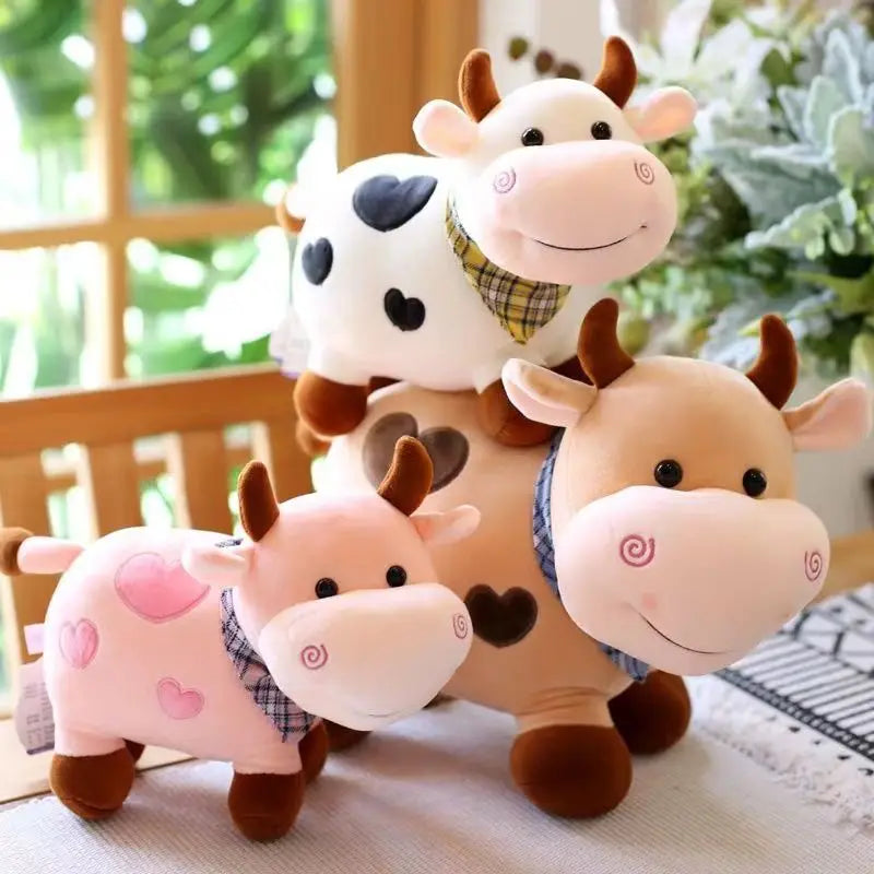 Plushie Dairy Cow in Chocolate, Strawberry, or Milk, 10" | 25 cm — image 1