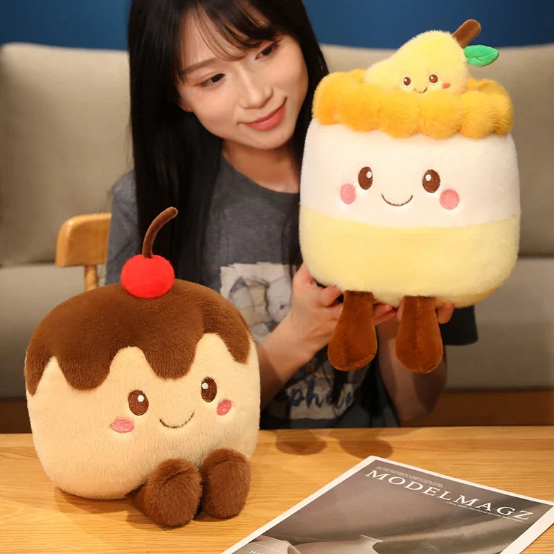Fruit Cake Plush Pillow | Stuffed Cake Slice Toy, 8x12\ | 20x30 cm" — image 4