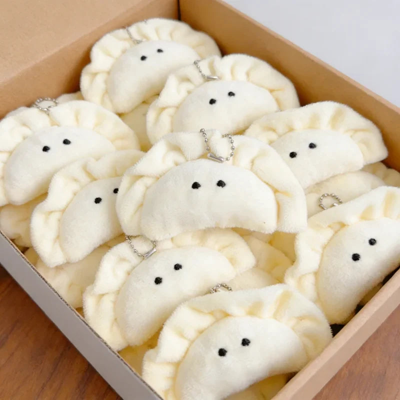 Dumpling Plush Keychain - Mini Soft Food Charm — image 2