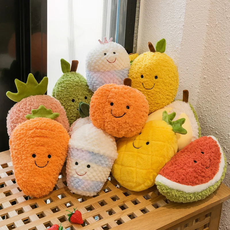 Plushie Fuzzy Fruits & Vegetables, 9 Varieties, 6-11" | 16-28 cm — image 1