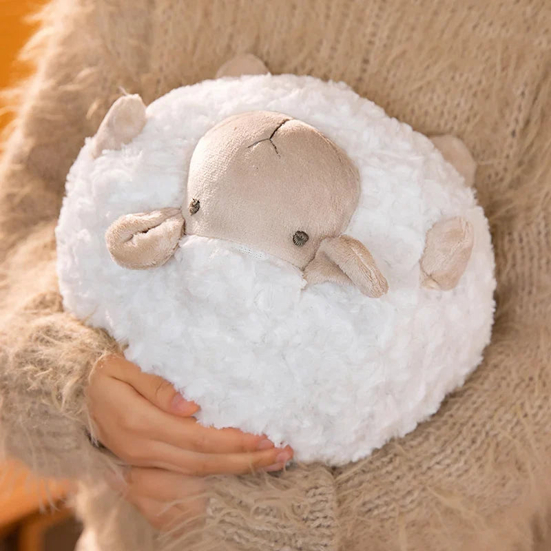 Fuzzy Sheep Plush Toy, Three Colors, 11" | 28 cm — image 8
