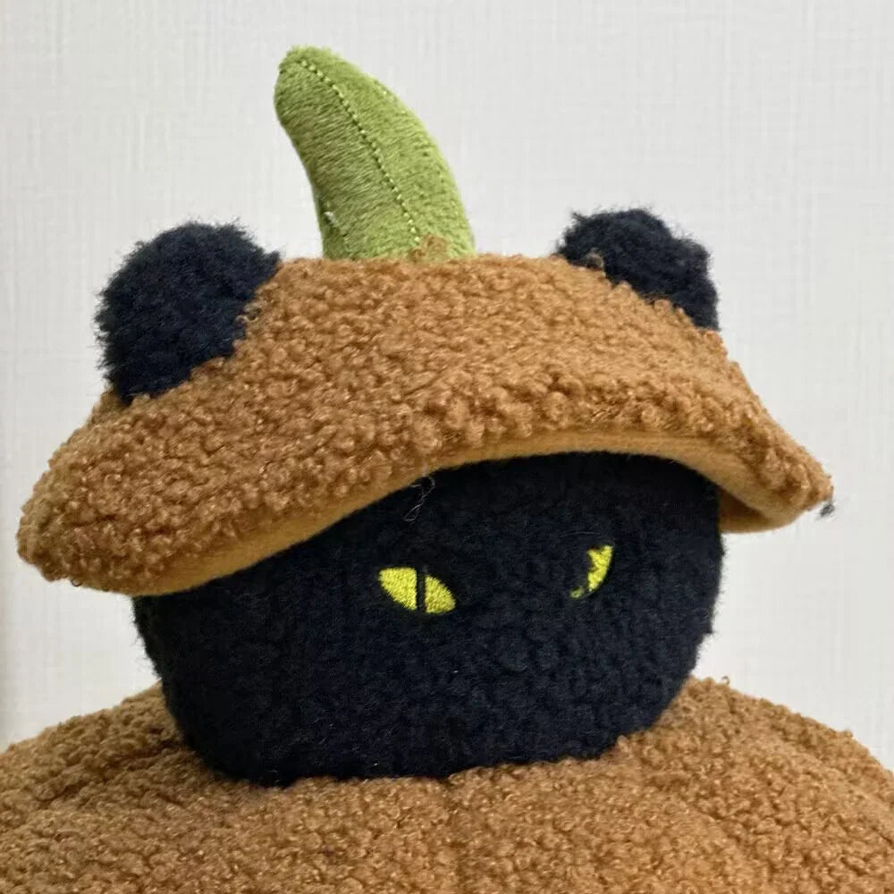Halloween Pumpkin Plush Pillow - Soft Spooky Ghost Pumpkin, 9-13" | 24-33 cm — image 3