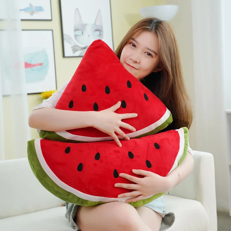 Watermelon Slice Plushie Throw Pillow, 12" | 30 cm — image 3