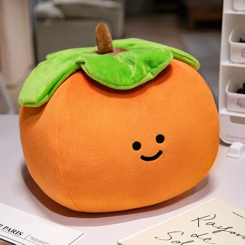 Smiling Fruit Plushies – Tomato, Lemon, Pear, Banana & More, 4-20" | 11-50 cm — image 14