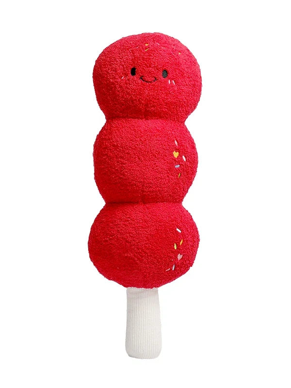 Candied Strawberry Tanghulu Body Pillow | Long Plush Bolster, 24–39" | 60–100 cm — image 5
