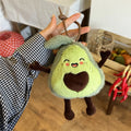 Fruit Plush Keychains | Watermelon, Avocado & Apple Charms, 5" | 13 cm — image 1