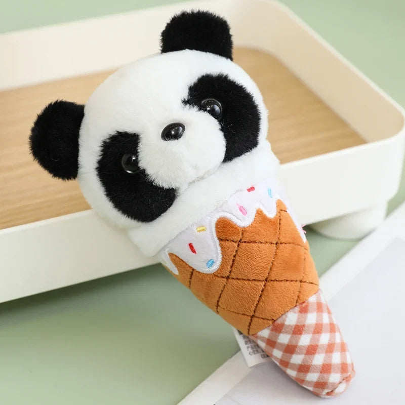 Ice Cream Cone Plush Toy - Soft Animal Cone Doll, 7" | 18 cm — image 7