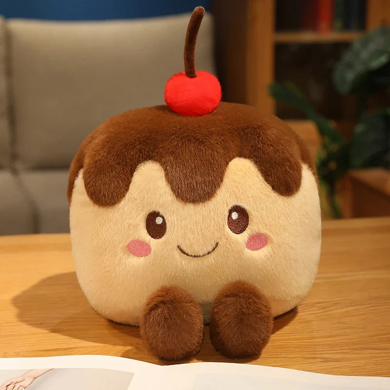 Fruit Cake Plush Pillow | Stuffed Cake Slice Toy, 8x12\ | 20x30 cm" — image 9