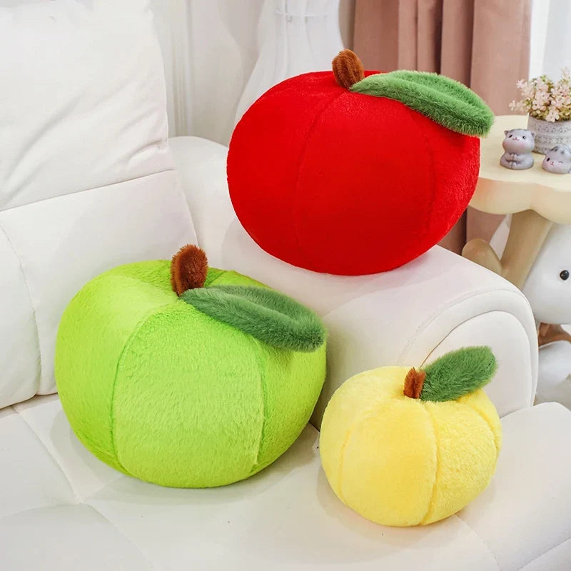 Apple Plush Toy - Soft Stuffed Fruit Pillow, 7-16" | 18-40 cm — image 2