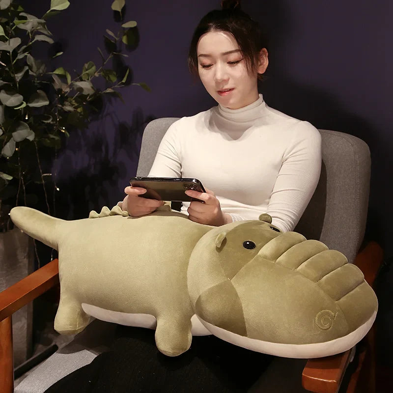Jumbo Swirly Crocodile Plushie, 24-47" | 60-120 cm — image 3