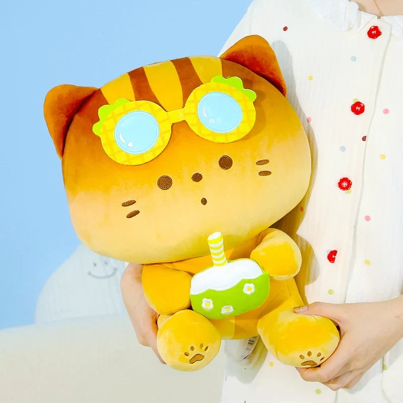 Bread Kitten Plush Pillow - Soft Cat-in-Bread Cushion, 16" | 40 cm — image 4